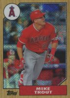 2017 Topps Silver Pack Promo #87-MT Mike Trout Baseball Card