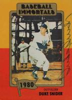 1980 Baseball Immortals #170 Duke Snider Baseball Card
