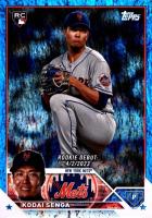 2023 Topps Update #US20 Kodai Senga Blue Foil Baseball Card