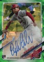 2021 Topps Chrome Sapphire Rookie Autographs #RADC Dylan Carlson Green Baseball Card