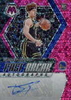 2023 Panini Mosaic Fast Break Autographs #FBPOD Brandin Podziemski Pink Basketball Card