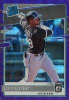 2020 Panini Donruss Optic #62 Luis Robert Pandora Purple Baseball Card