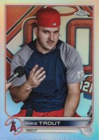 2022 Topps Chrome #200 Mike Trout SP Baseball Card