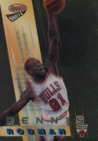 1996 Bowman's Best Shots  #BS10 Dennis Rodman Basketball Card