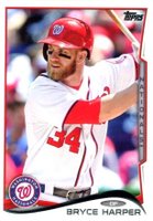 2014 Topps #100 Bryce Harper Baseball Card