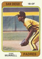 1974 Topps #628 Ivan Murrell Baseball Card