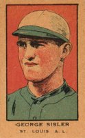 1921 Strip Card # George Sisler Baseball Card