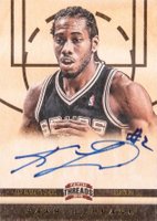 2012 Panini Threads #163 Kawhi Leonard Autograph Basketball Card