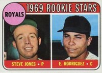 1969 Topps #49g Royals Rookies Rodriguez with the 'G' Baseball Card