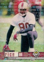1998 Upper Deck Choice #413 Jerry Rice Prime Choice Reserve Football Card