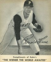 1959 Kahn's Wieners # Ron Kline Baseball Card