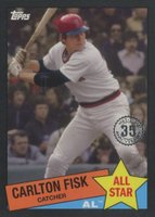 2020 Topps 1985 Topps 35th Anniversary #85AS27 Carlton Fisk All-Star-Black Baseball Card
