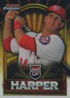 2011 Bowman Chrome Bryce Harper Retail Exclusive  #BCE1 Bryce Harper Gold Baseball Card
