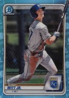 2020 Bowman Draft #BD152 Bobby Witt Jr. Chrome-Sky Blue Refractor Baseball Card