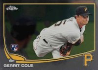 2013 Topps Chrome #210 Gerrit Cole Pitching Baseball Card