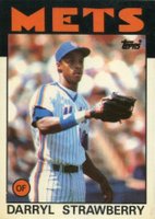 1986 Topps Tiffany #80 Darryl Strawberry Baseball Card