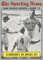 1970 Topps #306 World Series Game 2 Clendenon's HR Breaks Ice! Baseball Card