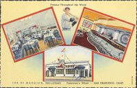 1941 Curteich Postcard # Joe DiMaggio's Restaurant Joe/Exterior,Interior Views Baseball Card