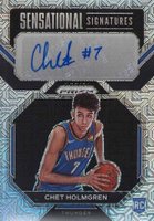 2022 Panini Prizm Sensational Signatures #SSCH Chet Holmgren Mojo Prizm Basketball Card