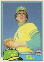 1981 Topps #687 Jeff Jones Baseball Card