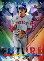 2021 Bowman's Best Future Vibrance #BFV39 Marcelo Mayer Atomic Refractor Baseball Card