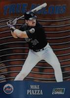 2000 Stadium Club Chrome True Colors #TC7 Mike Piazza Baseball Card