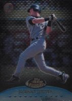1999 Finest Team Finest Blue  #TF16 Derek Jeter Refractor Baseball Card