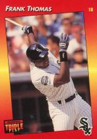 1992 Donruss Triple Play #206 Frank Thomas Baseball Card