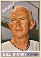1966 Topps #249 Bill Rigney Baseball Card