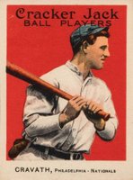 1915 Cracker Jack #82 Gavvy Cravath Baseball Card