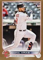 2022 Topps Update #US248 Gabriel Arias Gold Baseball Card