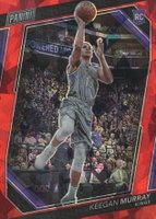 2023 Panini National VIP Gold Rookies #RC15 Keegan Murray Red Sparkle Basketball Card