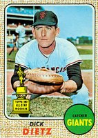 1968 Topps #104 Dick Dietz Baseball Card