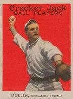 1914 Cracker Jack #24 George Mullen Correct Spell Mullin Baseball Card