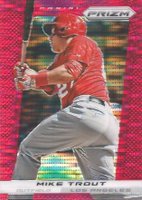 2013 Panini Prizm #159 Mike Trout Red Pulsar Baseball Card