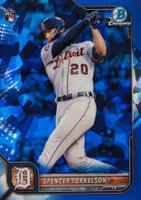 2022 Bowman Chrome Sapphire Edition #53 Spencer Torkelson Baseball Card