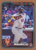 2024 Topps #224 Ronny Mauricio Gold Baseball Card