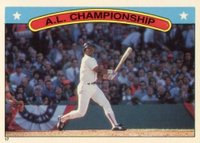 1987 Topps Stickers #17 Jim Rice Hardback Test Baseball Card