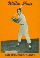 1958 Hires Root Beer Test Set # Willie Mays No tab Baseball Card