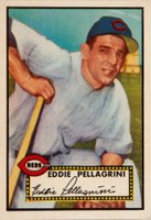 1952 Topps #405 Eddie Pellagrini Baseball Card