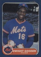 1986 Fleer #81 Dwight Gooden Baseball Card