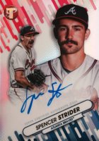 2023 Topps Pristine Fresh Faces Autograph #FFASS Spencer Strider Baseball Card