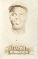 1956 Topps Hocus Focus #14 Jackie Robinson Baseball Card
