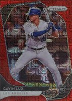 2020 Panini Prizm #198 Gavin Lux Red Mojo Prizm Baseball Card