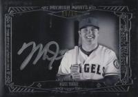 2015 Topps Museum Collection Premium Prints Autographs #PPMTR Mike Trout Baseball Card
