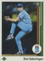 1989 Upper Deck #37 Bret Saberhagen Baseball Card