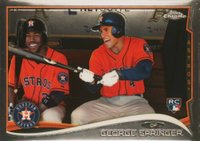 2014 Topps Chrome #138 George Springer Baseball Card