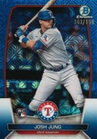 2023 Bowman Mega Box Chrome #43 Josh Jung Blue Baseball Card