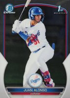 2023 Bowman Chrome Prospects #BCP137 Juan Alonso Baseball Card