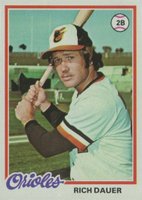 1978 Topps #237 Rich Dauer Baseball Card